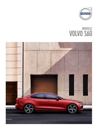 Couverture Brochure Volvo S60