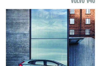 Couverture Brochure Volvo V40