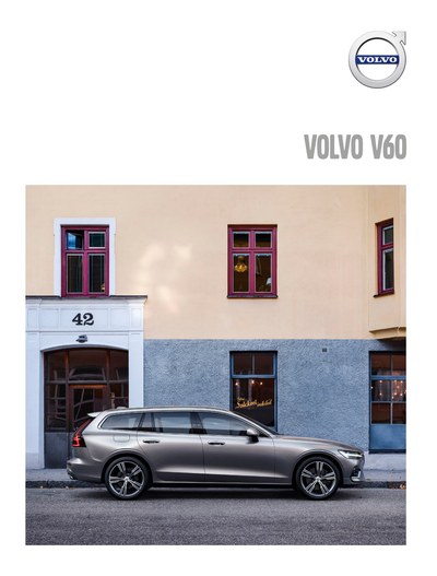 Couverture Brochure Volvo V60