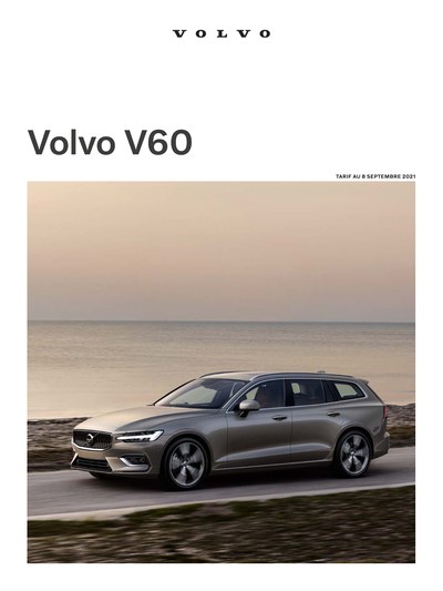 Couverture Brochure Volvo V60