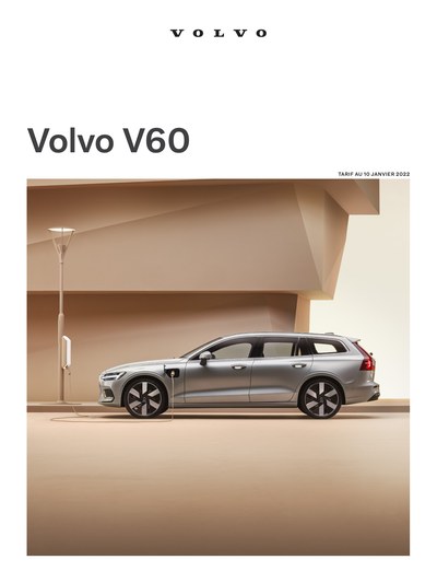 Couverture Brochure Volvo V60