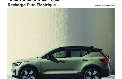 Couverture Brochure Volvo XC40