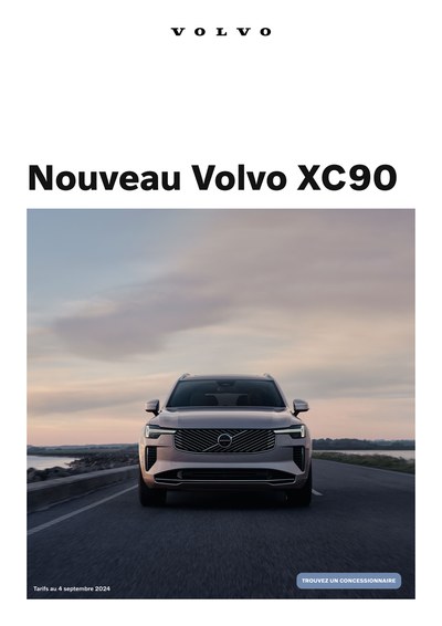 Couverture Brochure Volvo XC90