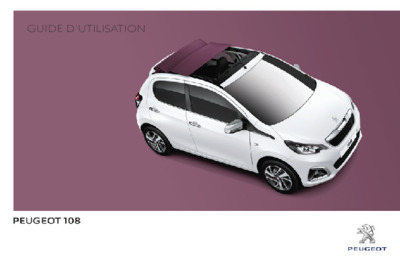 Couverture Notice Peugeot 108