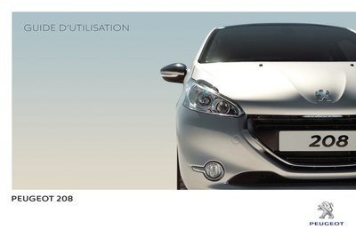 Couverture Notice Peugeot 208