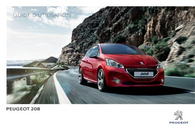 Couverture Notice Peugeot 208
