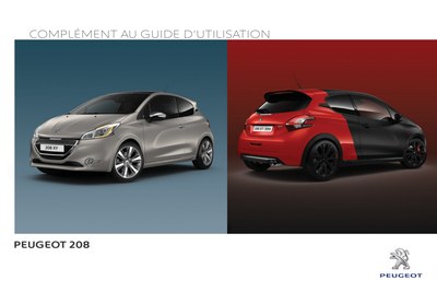 Couverture Notice Peugeot 208