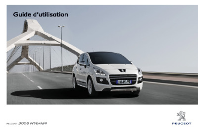 Couverture Notice Peugeot 3008