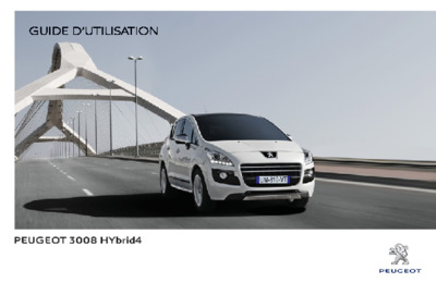 Couverture Notice Peugeot 3008