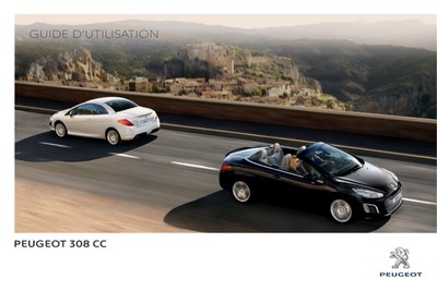 Couverture Notice Peugeot 308 CC