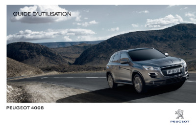Couverture Notice Peugeot 4008