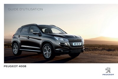Couverture Notice Peugeot 4008