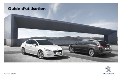 Couverture Notice Peugeot 508