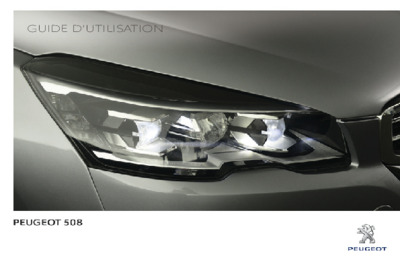 Couverture Notice Peugeot 508