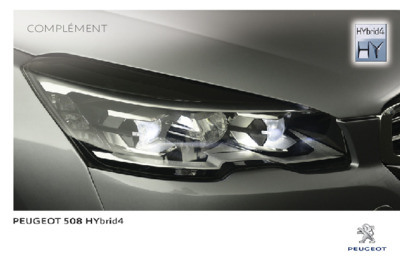 Couverture Notice Peugeot 508