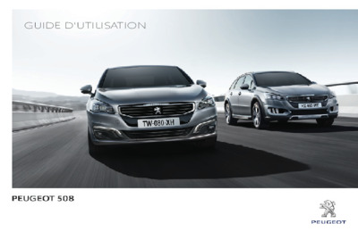 Couverture Notice Peugeot 508