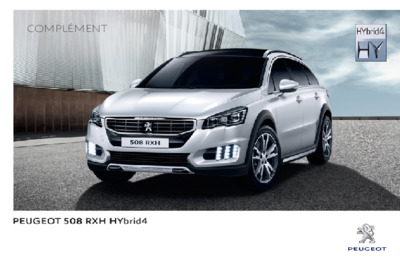 Couverture Notice Peugeot 508