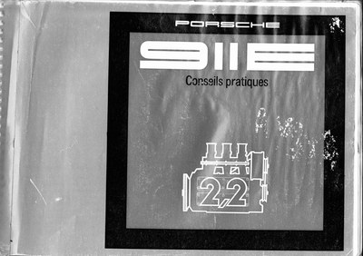 Couverture Notice Porsche 911