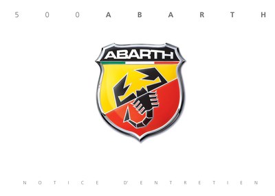 Couverture Notice Abarth 500