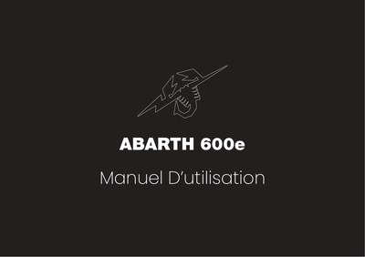 Couverture Notice Abarth 600e