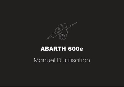Couverture Notice Abarth 600e