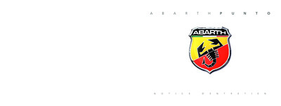Couverture Notice Abarth Punto