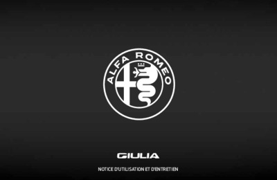 Couverture Notice Alfa Roméo Giulia