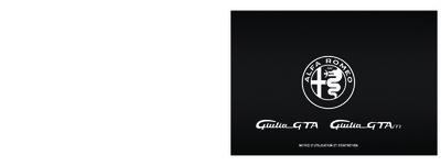 Couverture Notice Alfa Roméo Giulia