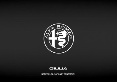Couverture Notice Alfa Roméo Giulia