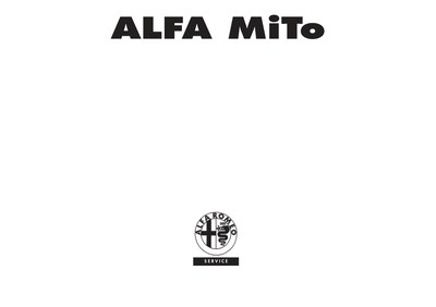 Couverture Notice Alfa Roméo MiTo