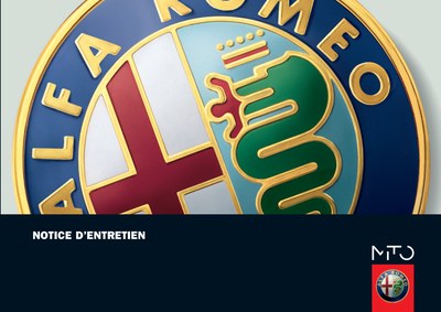 Couverture Notice Alfa Roméo MiTo