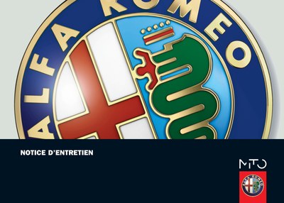 Couverture Notice Alfa Roméo MiTo