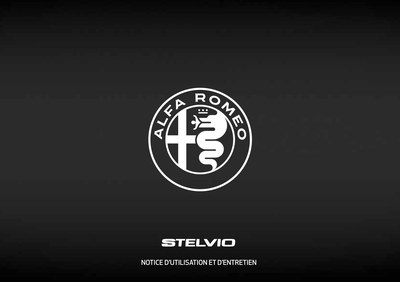 Couverture Notice Alfa Roméo Stelvio