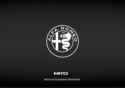 Couverture Notice Alfa Roméo MiTo