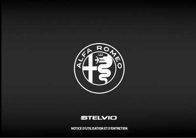 Couverture Notice Alfa Roméo Stelvio