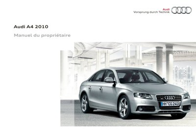 Couverture Notice Audi A4