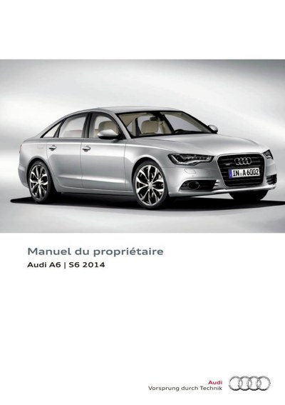 Couverture Notice Audi A6