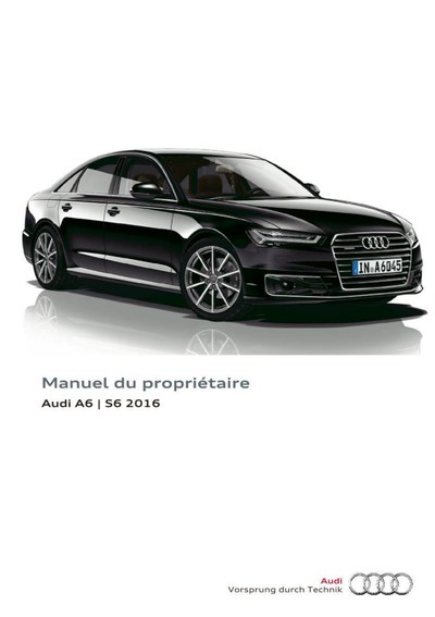 Couverture Notice Audi A6