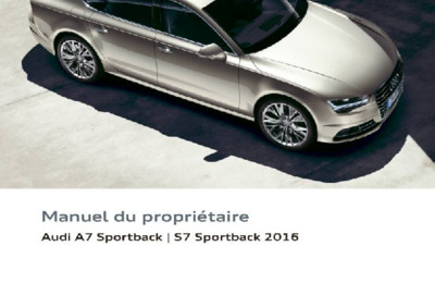 Couverture Notice Audi A7