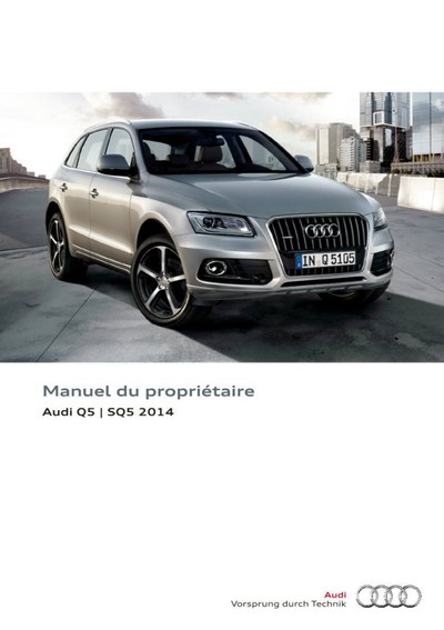 Couverture Notice Audi Q5