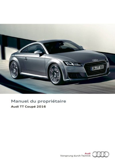 Couverture Notice Audi TT