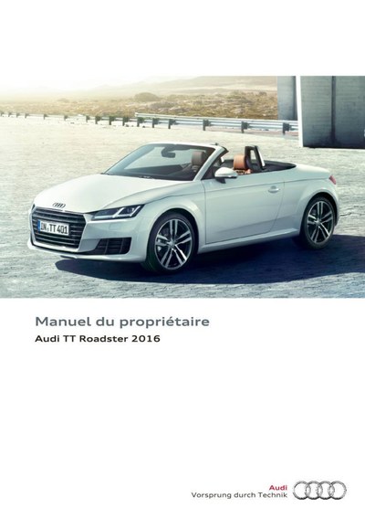Couverture Notice Audi TT