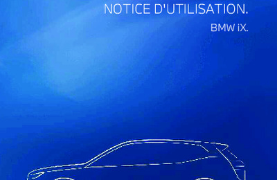 Couverture Notice BMW iX
