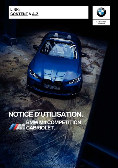 Couverture Notice BMW M4