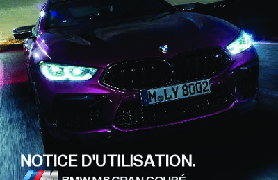 Couverture Notice BMW M8