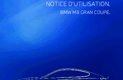 Couverture Notice BMW M8