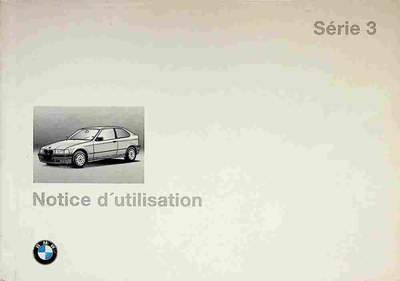 Couverture Notice BMW Série 3