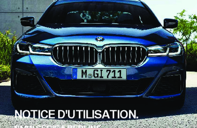 Couverture Notice BMW Série 5