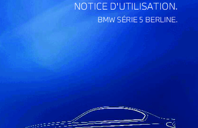 Couverture Notice BMW Série 5