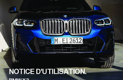 Couverture Notice BMW X3